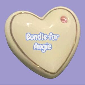 Heart-Shaped Cream Trinket Box